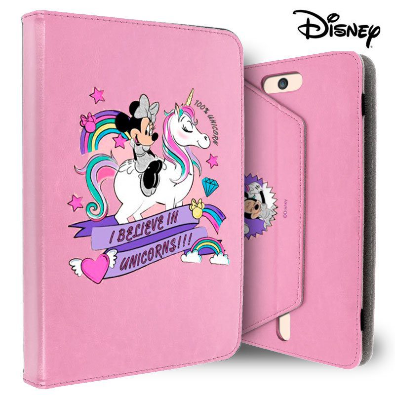 Funda Ebook Tablet 10 Pulgadas Universal Licencia Disney Minnie Unicornio