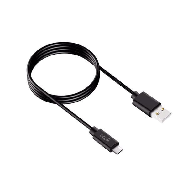 Cable TIPO-C Compatible Universal (3 metros) Negro 2.4 Amp 3