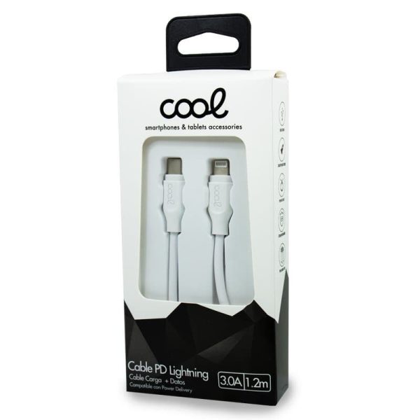 Cable TIPO-C a Lightning Compatible Universal (1.2 metros) Blanco 2