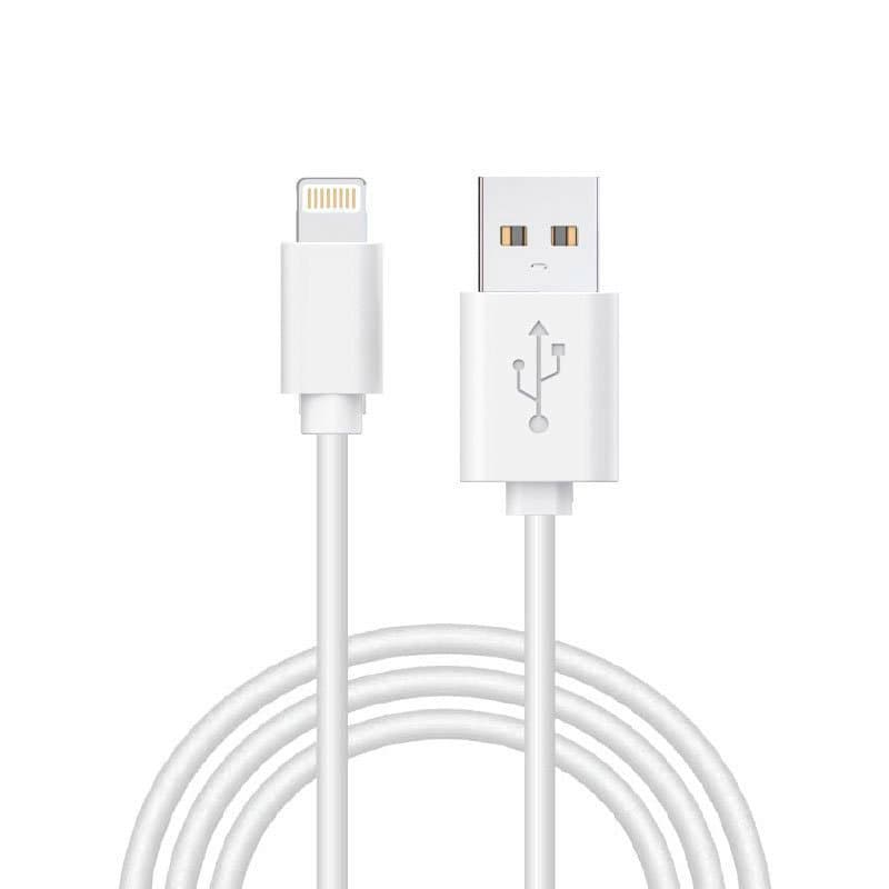 Cable Lightning / iPad para iPhone USB Compatible (3 metros) Blanco 4
